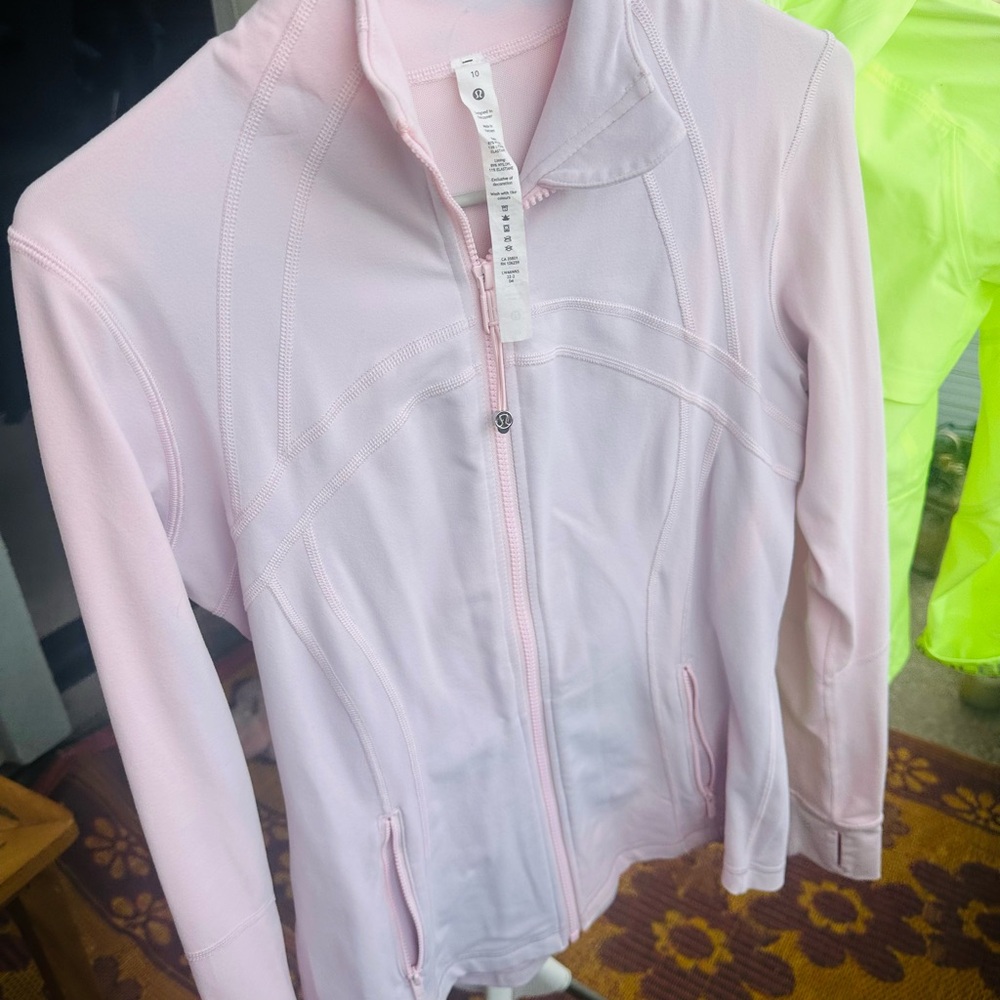 Lululemon Athletica DEFINE LUON PEONY PINK Zip-Up Jacket